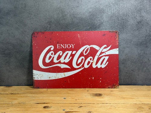Plaque métal coca cola 1848 - plaque,