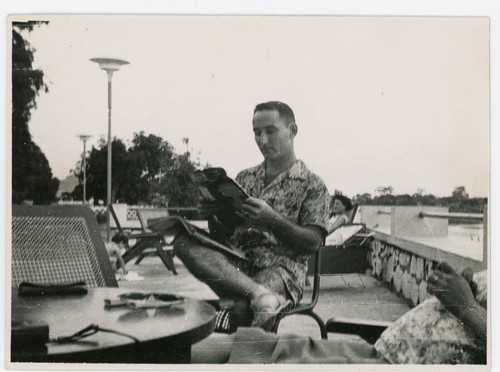 Photo snapshot 1958 homme - 1958,, un