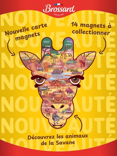 Magnet brossard savane carte - brossard,