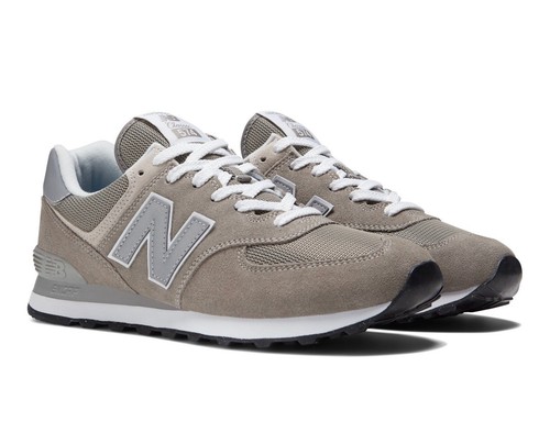 New balance 574 grey white - new,