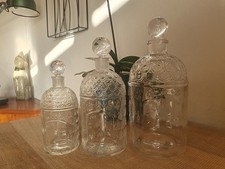 Série  3 flacons anciens Aux abeilles  Guerlaïn  1 Litre / 500 ML / 250 ML