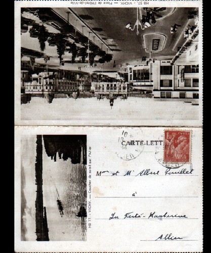 Vichy carte lettre - (03), carte-lettre