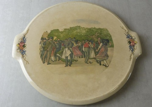 Rare ancien plat - à, tarte