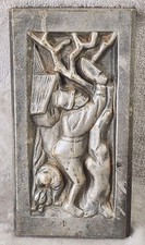 Ancien Plaque fonte d'Ornement