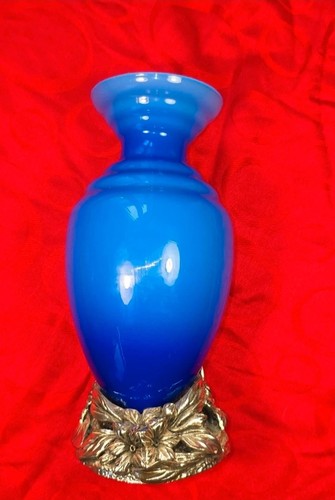 Vase ancien art déco verre