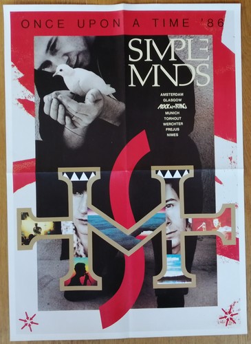 Simple minds vintage poster - simple,