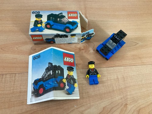 Lego vintage 608 taxi complete - vintage,