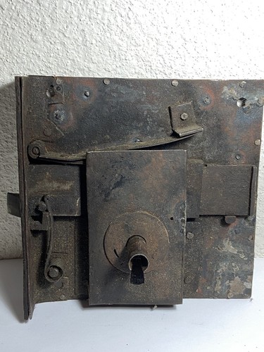 Rare grande serrure - serrure, porte