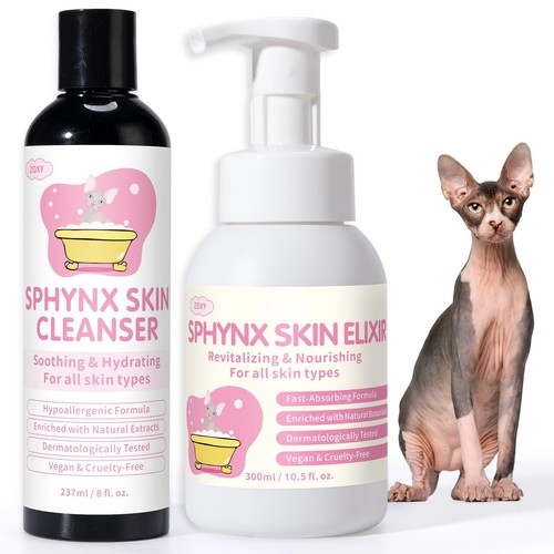 Sphynx cat skin care duo - sphynx,