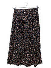 SOLITAIRE Jupe mi-longue Dames Jupe T EU 38 noir-brun-orange clair