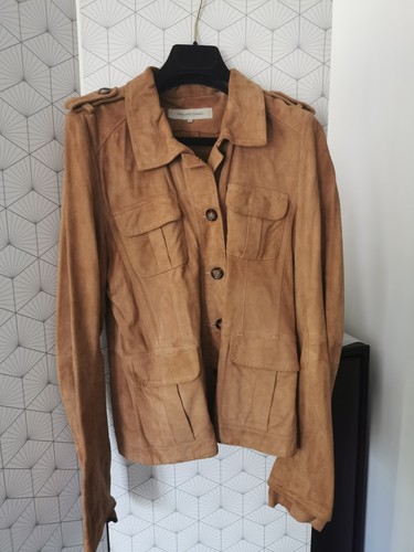 Veste cuir camel gérard - veste, en