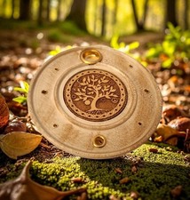 Brûle-Encens Arbre de Vie en Bois de Manguier
