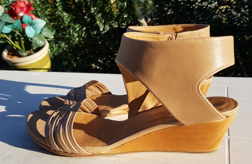 Escarpins cuir beige - escarpins,