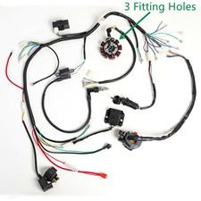 Complete Electric Wiring Harness 3 hole Stator Regulato 250cc ATV Zongshen Lifan