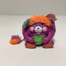 Vintage Pocket Popples Pancake Poseable Mini Plush Toy Mattel TCFC Orange Hair
