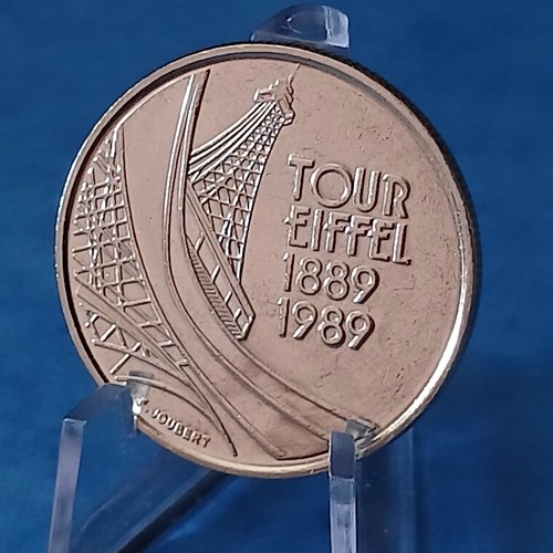 Pièce francs tour - francs, eiffel