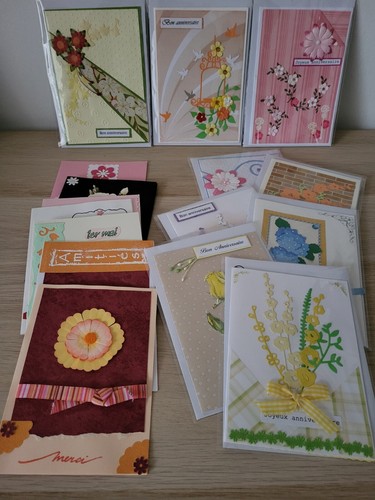 Lot cartes anniversaire - de,