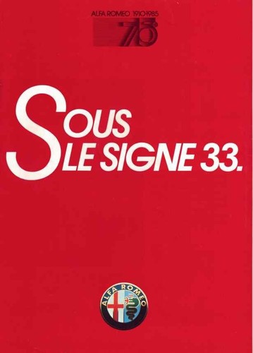 Catalogue brochure alfa romeo - brochure,