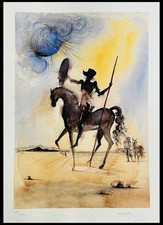 Salvador Dali Litographie COA
