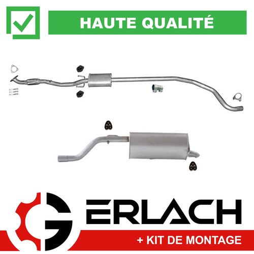 Echappement silencieux pour