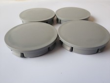 4 Caches Gris Moyeu Jante