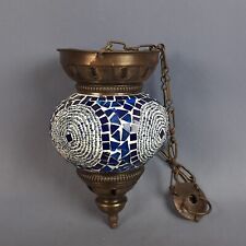 Encensoir Verre Laiton Ethnique Lanterne Encensoir Décoratif Vintage Collection