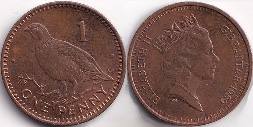 Penny 1989 gibraltar - penny,