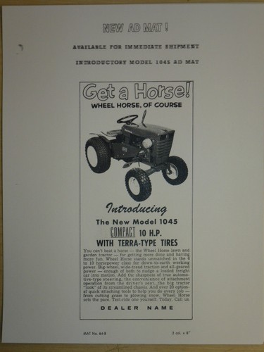 1964 wheel horse - 1964,