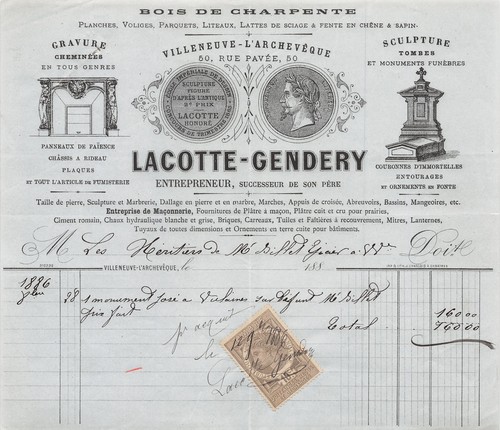 1880 bois charpente - bois, de