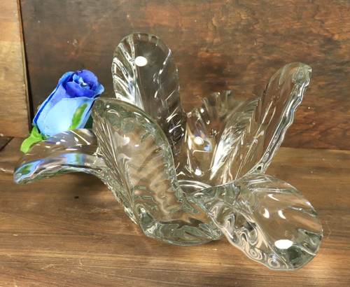 Coupe fleur vintage cristal - en,