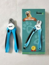 Dog Nail Clippers and Trimmer By Boshel - Safety Guard to Avoid Nails - Genuine