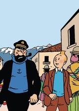 PLAQUE MÉTAL TINTIN