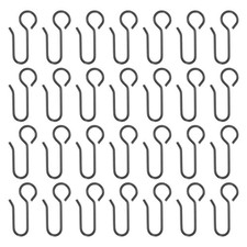 28Pcs Crochets Rail Rideau