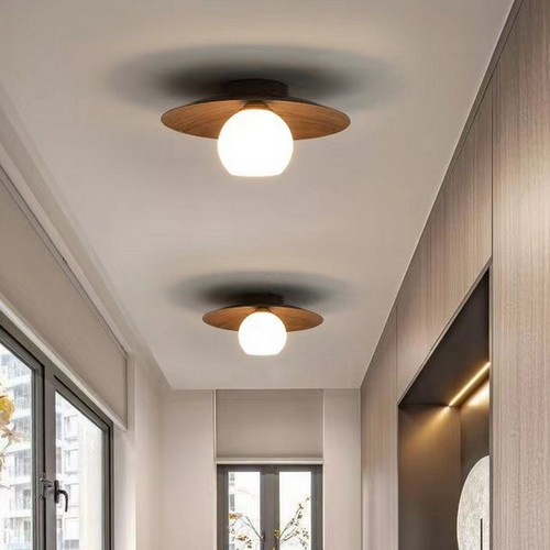 Wooden chandelier flush mount - wooden,