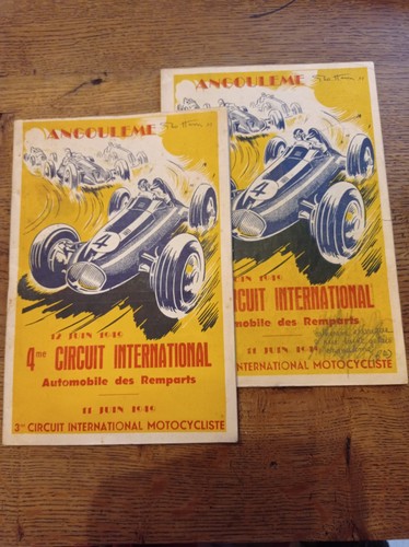 Rare programme angoulême 4eme - programme,