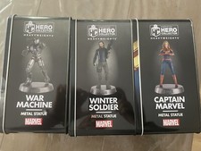 Lot 3 figurines métal statue