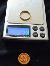 bague alliance or jaune 18 carats