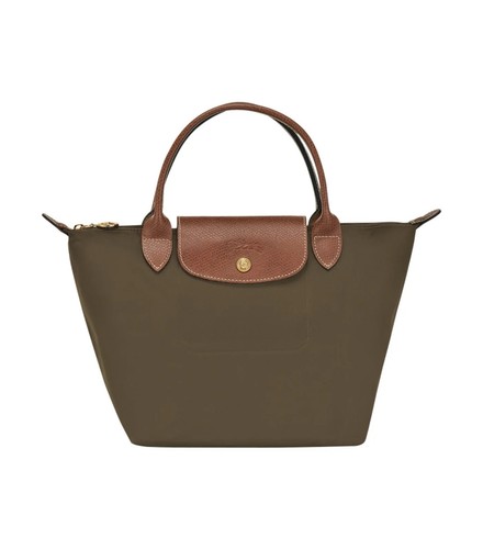 Sac longchamp kaki pliage - kaki,