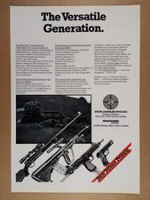 1981 Steyr AUG 5.56 Bullpup Assault Rifle vintage print Ad