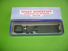 DINKY TOYS 890 BERLIET TRACTOR SEMI TRAILER TANK CARRIER IN ORIGINAL BOX