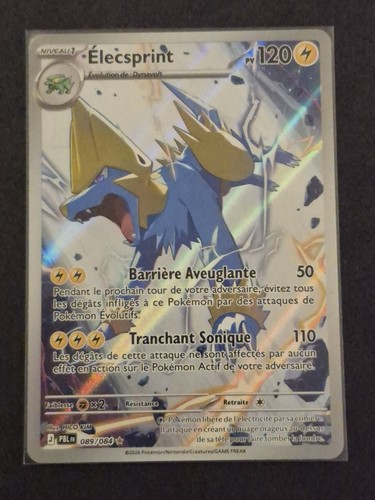 Carte pokemon elecsprint - pokemon, ar