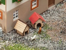 FALLER 2x niches pour chiens -