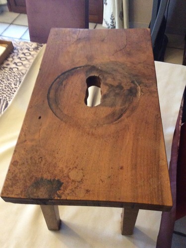 Ancien tabouret bois - ancien,