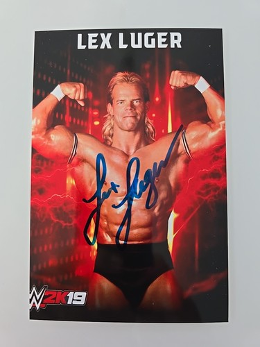 Lex luger autographe - luger,