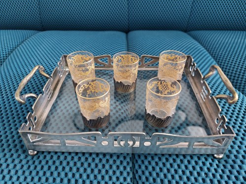 Service liqueur argent minerve - argent,