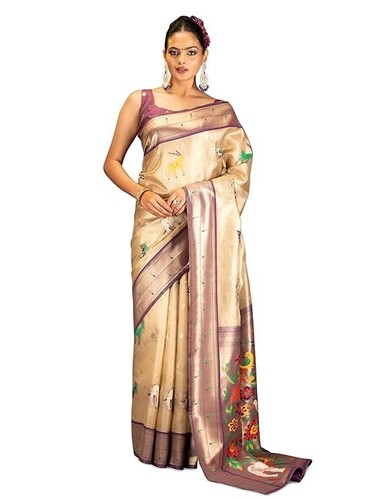 Sari soie art de style - sari,