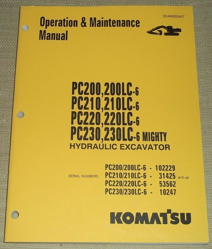 Komatsu pc200 pc210 - pc200-6, pc220