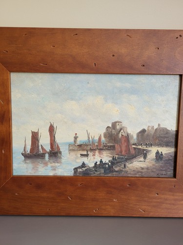 Tableau ancien huile sur toile - ancien,