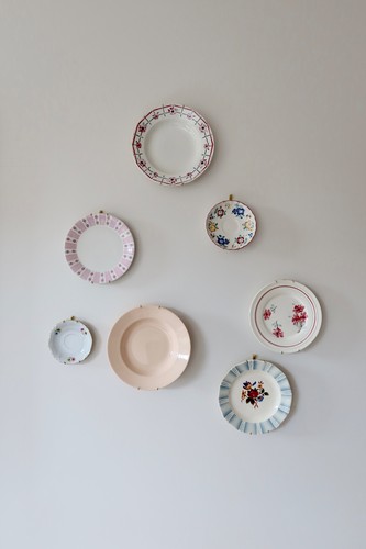 Antique plate wall - wall, composition