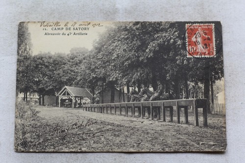 Cpa 1912 camp satory - camp, de